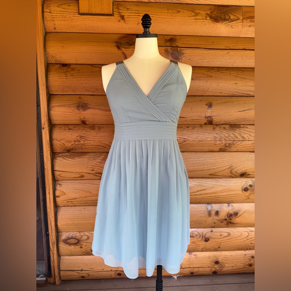 Light blue Loft cocktail dress size 100
